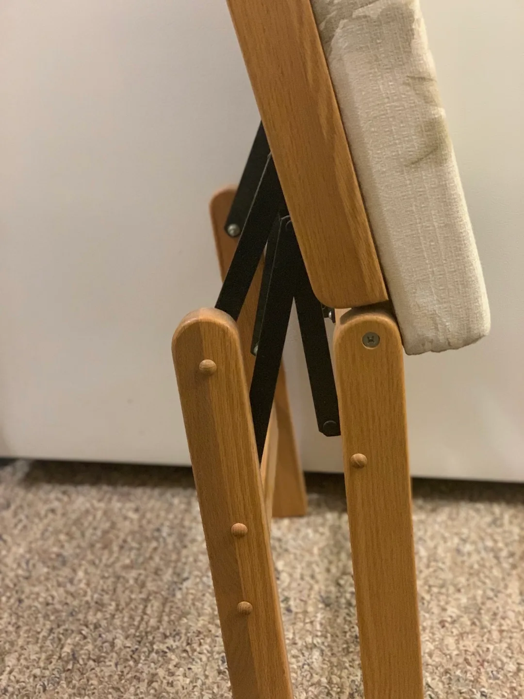 #freecycle- Custom built oak folding stool image indicator(5)