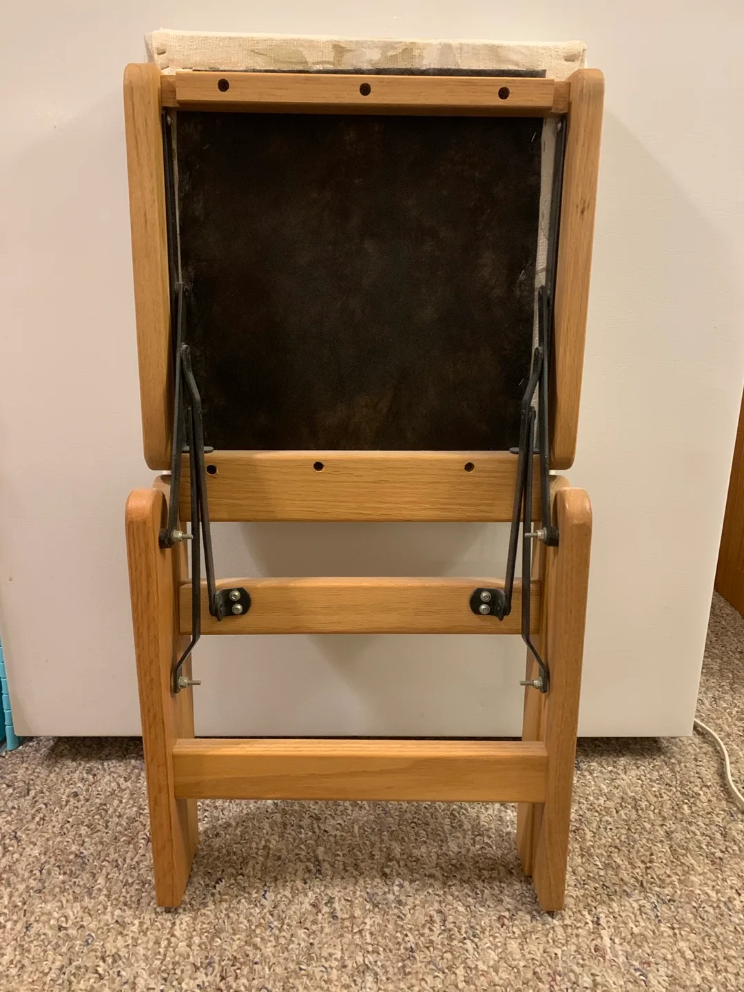 #freecycle- Custom built oak folding stool image indicator(3)