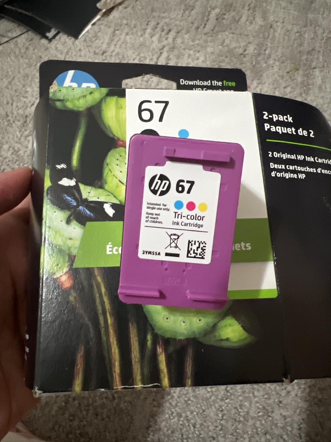 HP 67 Ink Cartridges - 2-pack