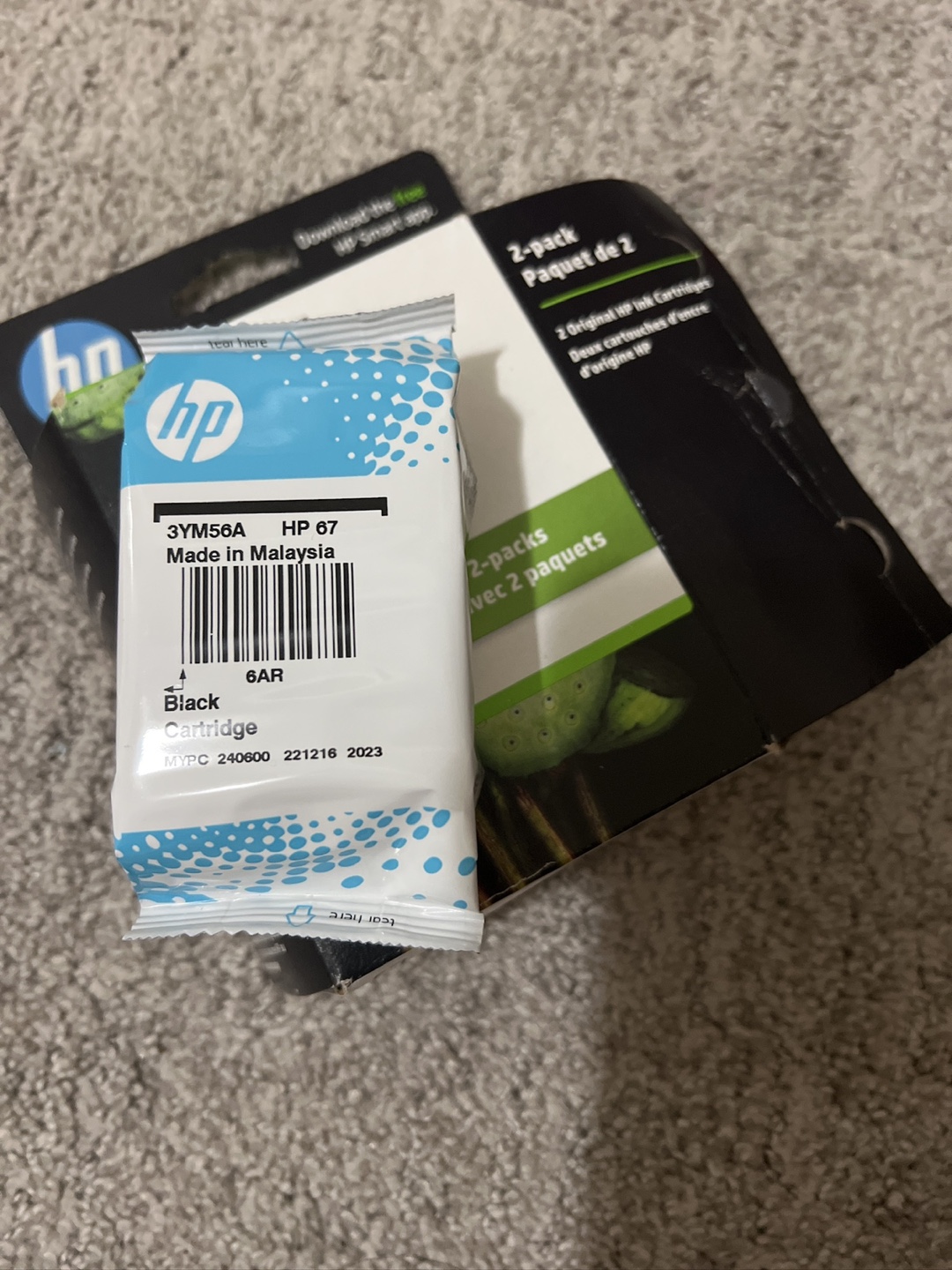 HP 67 Ink Cartridges - 2-pack - photo 2