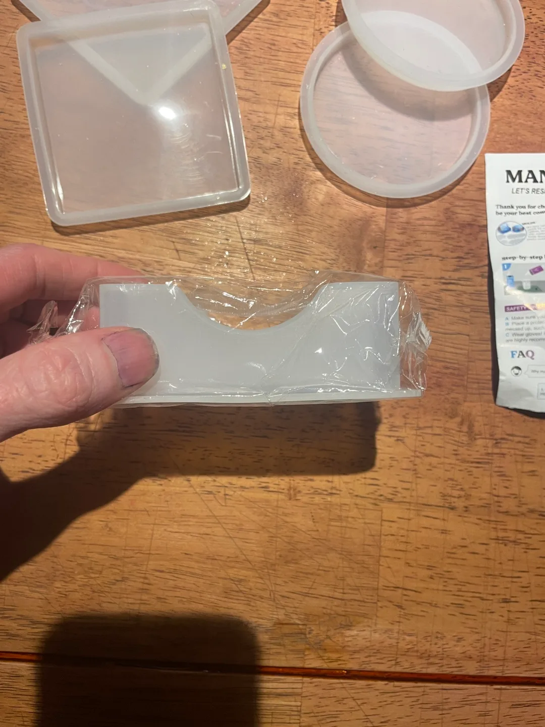 Resin Silicone Moulds - Variety Pack Table coaster set. image indicator(2)