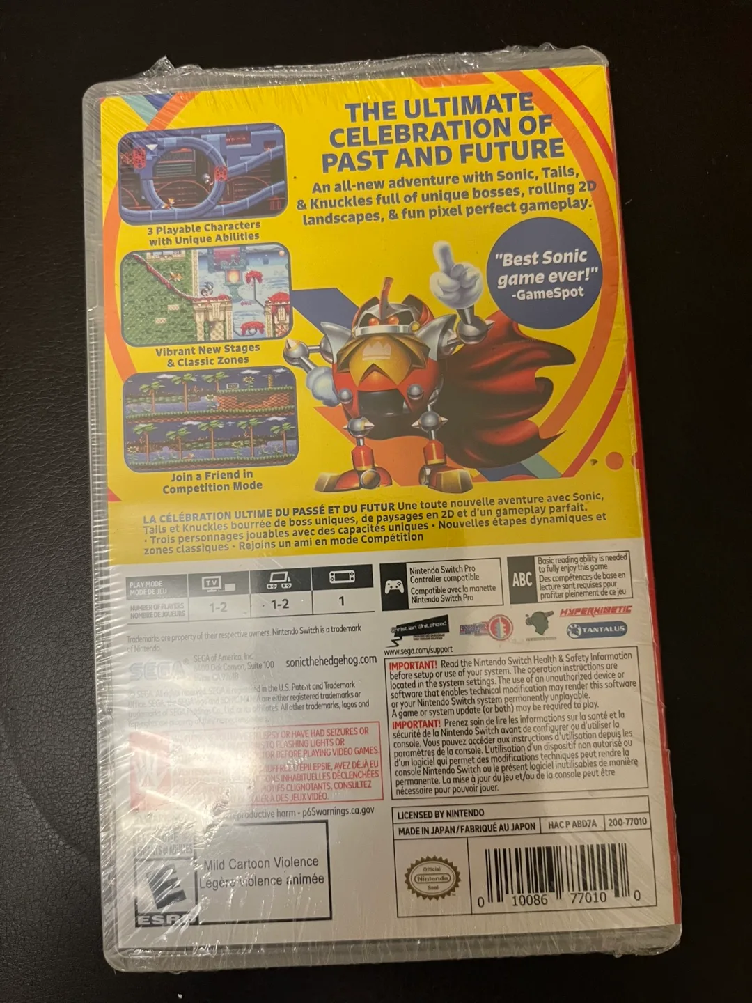 Sonic Mania Nintendo Switch Game image indicator(2)