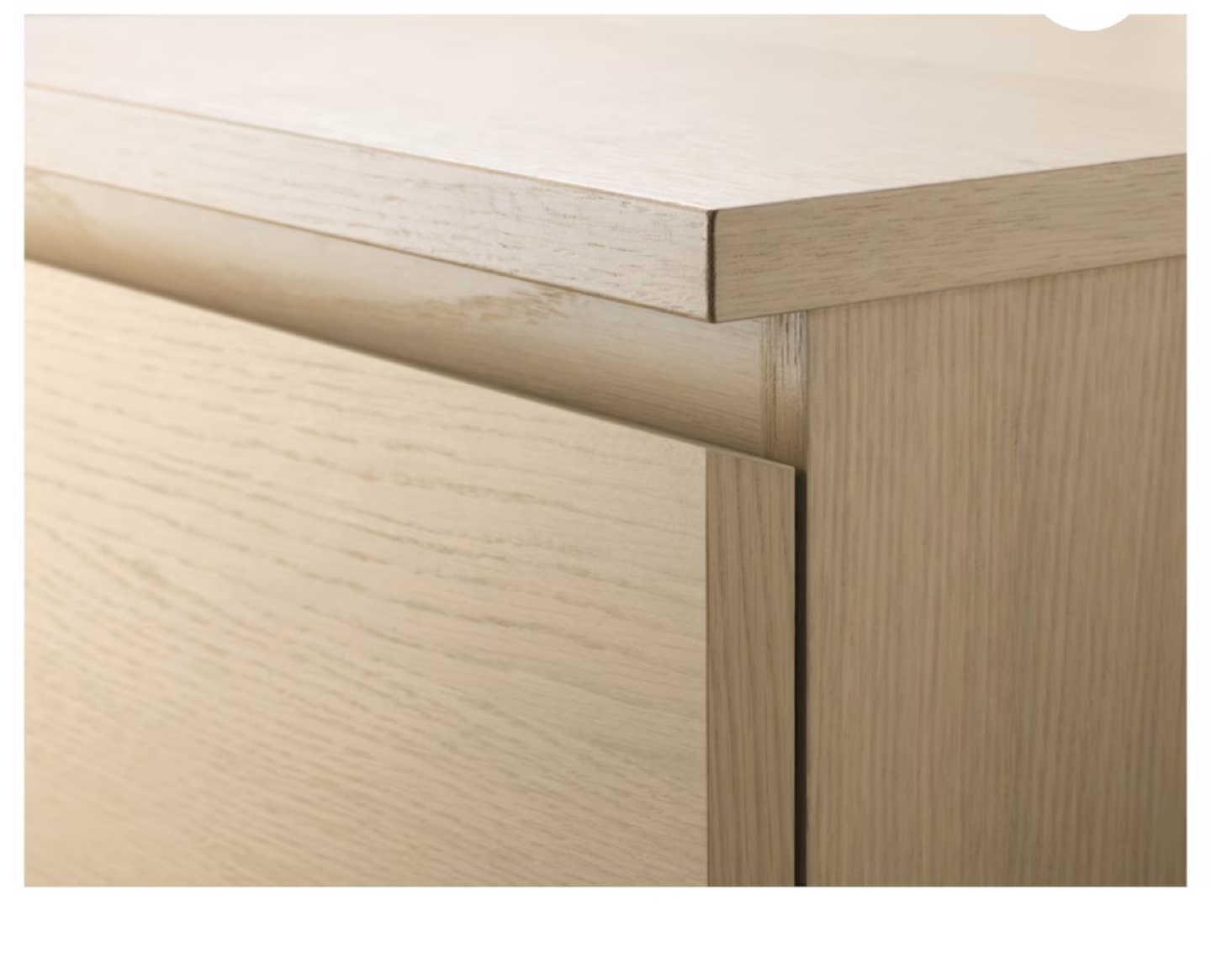 IKEA MALM 6-Drawer Chest - Light Oak - photo 4