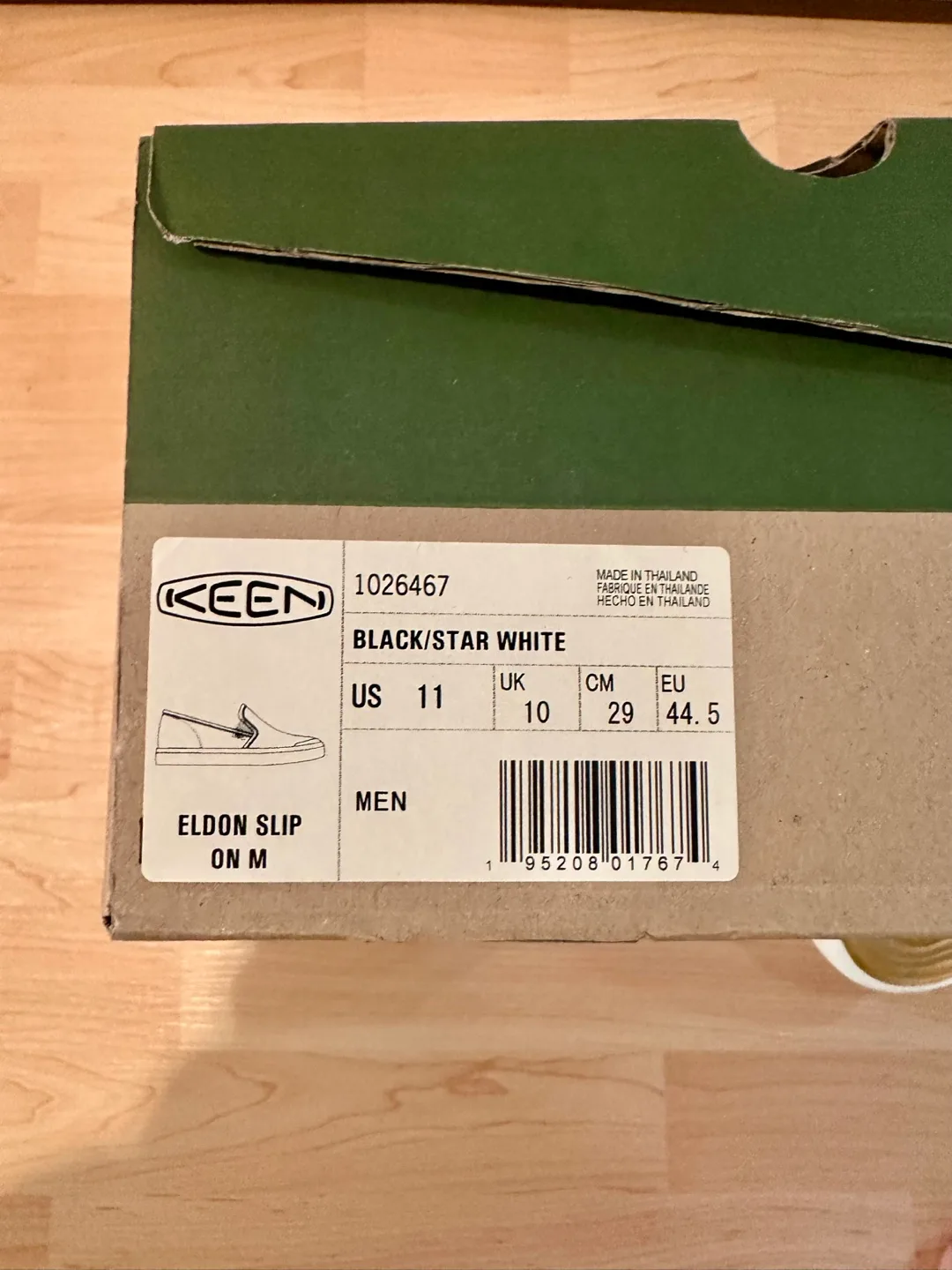 BNIB - KEEN Eldon Slip On - Men's Size US 11/EU 44.5 image indicator(4)