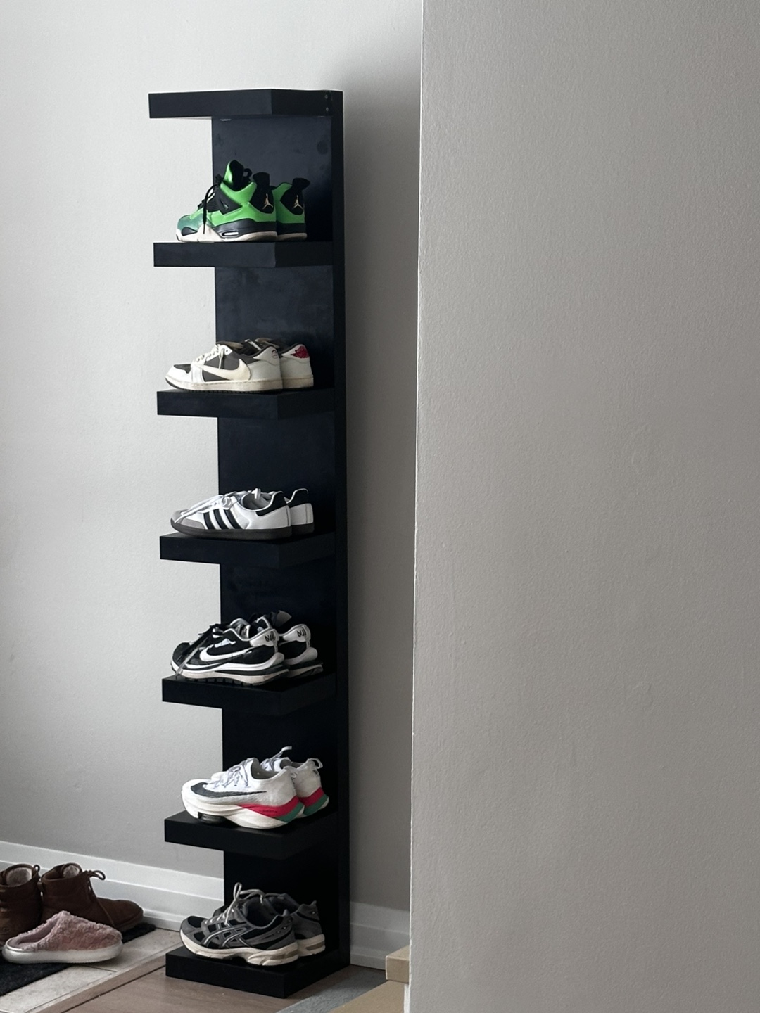 IKEA LACK Wall Shelf Unit - Black-Brown