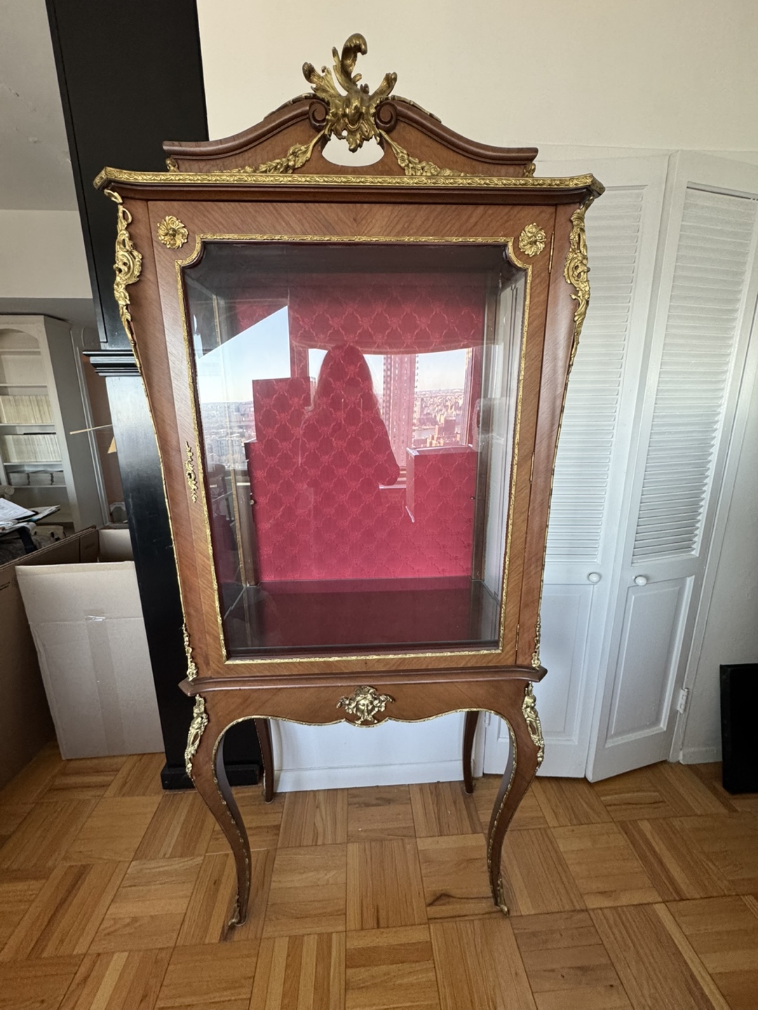 Antique French Style Display Cabinet