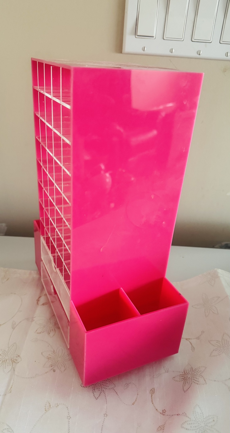 Pink Acrylic Lipstick Organiser - photo 2