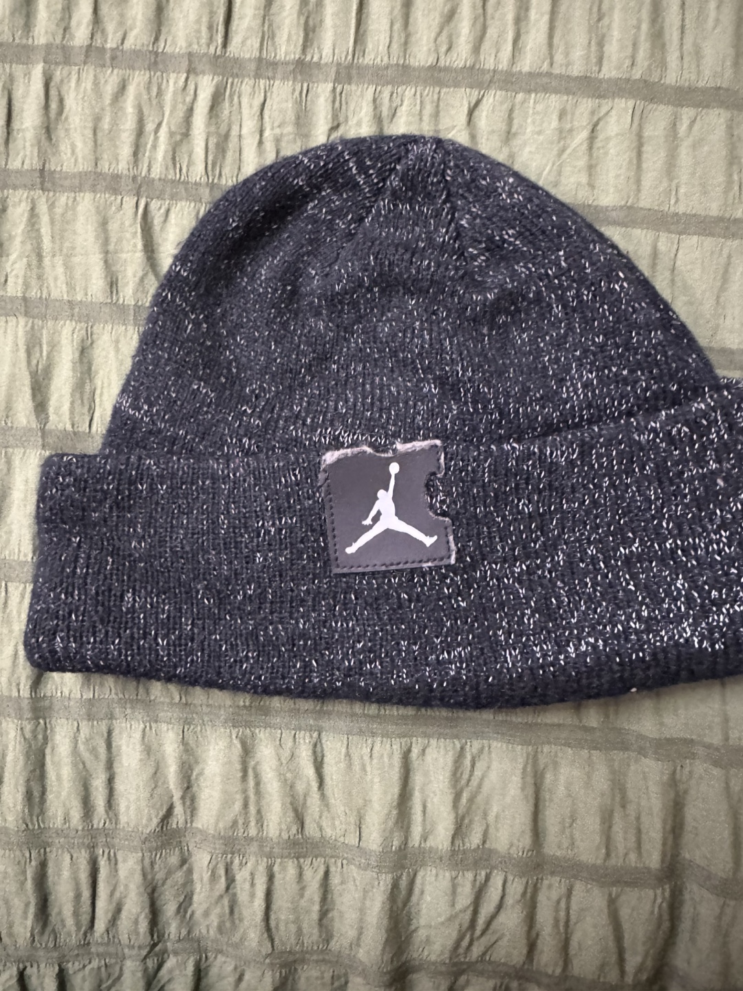 Youth Jordan Brand Beanie - Black Sparkle