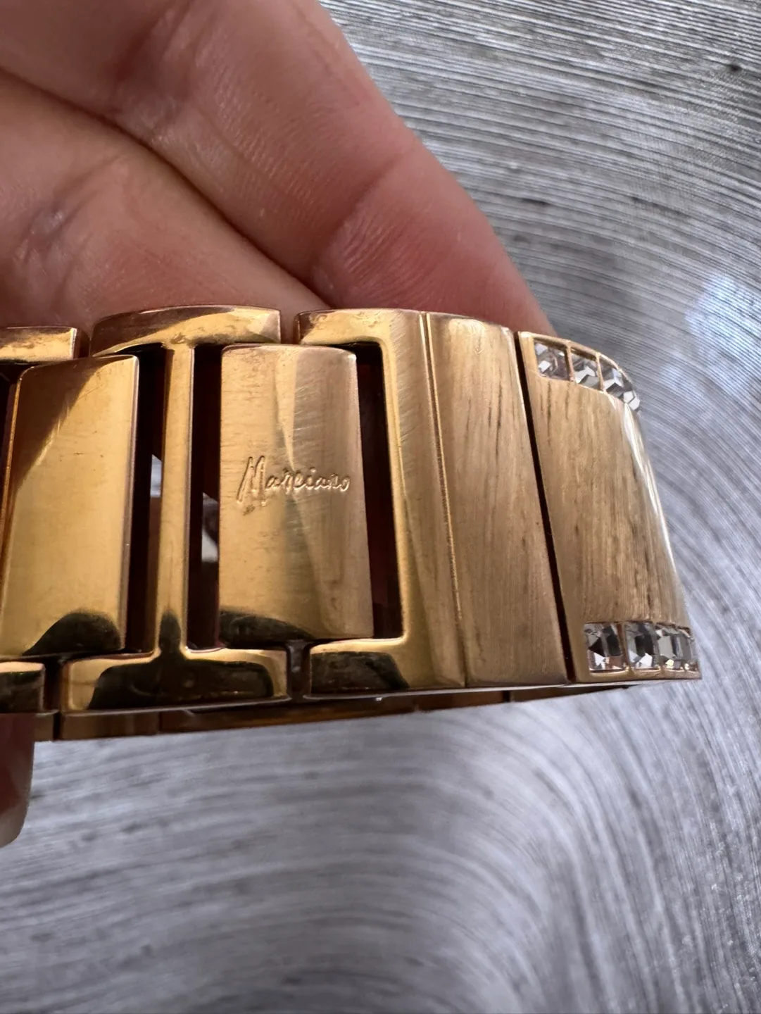 Marciano Gold Tone Crystal Watch image indicator(3)