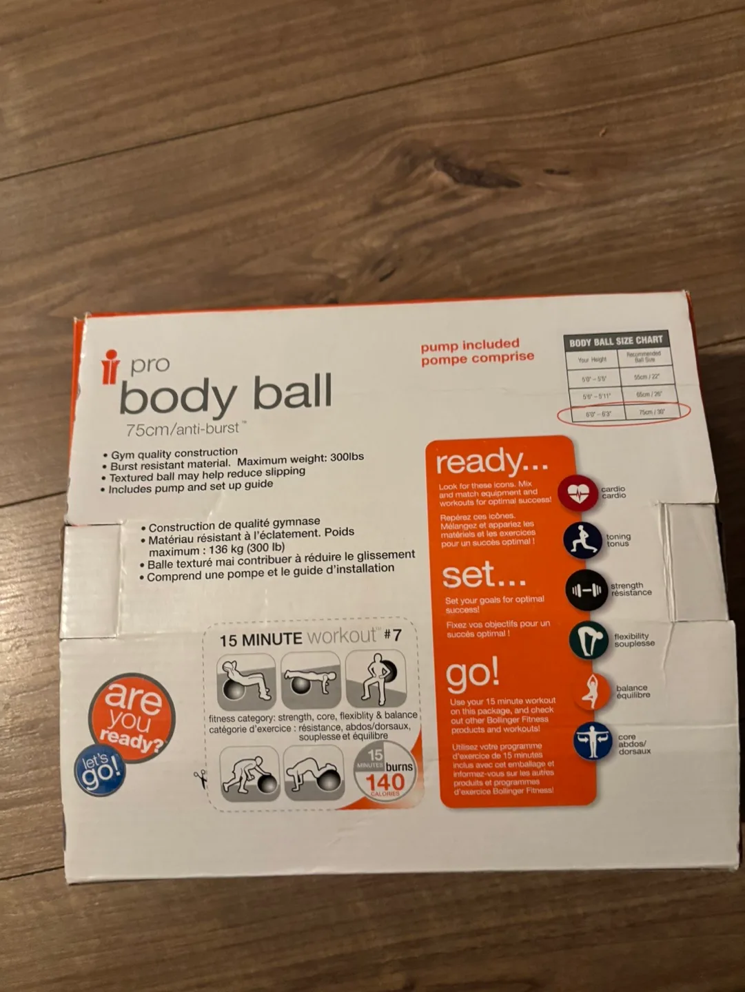 Boinger Pro Body Ball - 75cm - Anti-Burst image indicator(2)