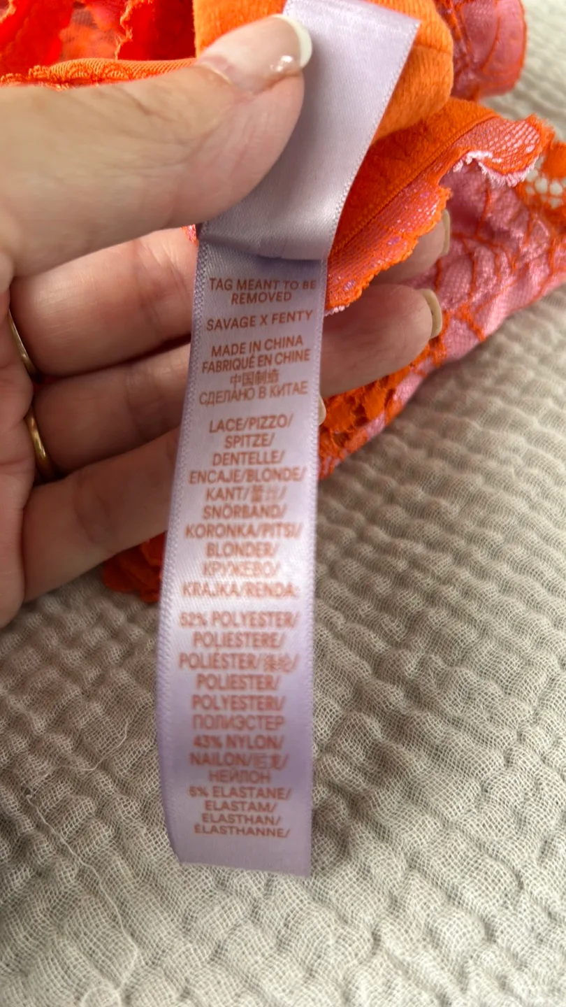 Savage X Fenty Lace Bra - Size 32DDD image indicator(4)