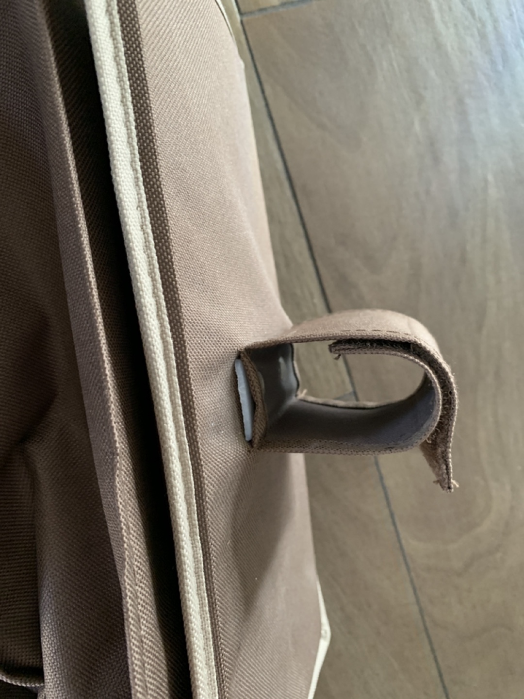 #freecycle Brown Fabric Hanging Shoe Organizer - photo 3