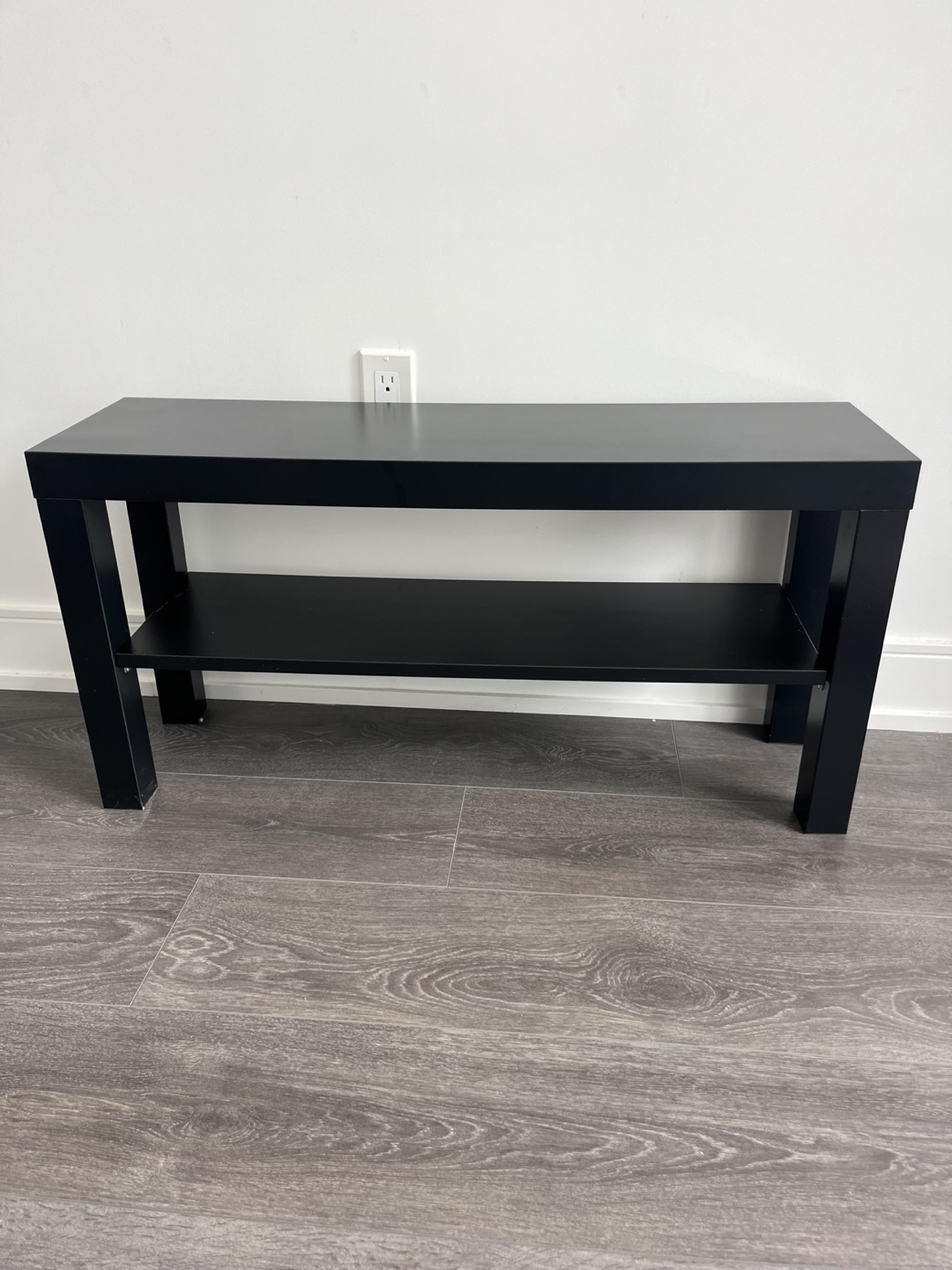 Black Ikea TV Bench