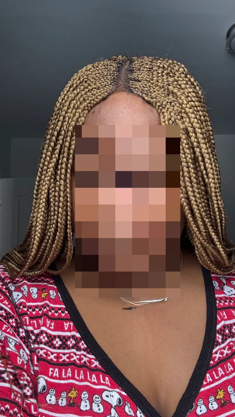 Blonde Box Braids Wig image indicator(3)