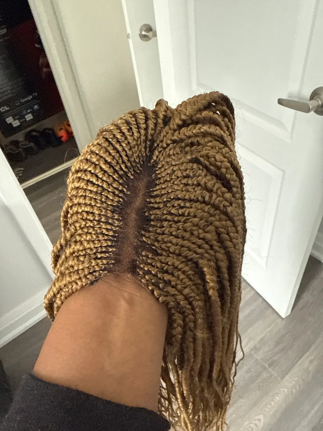 Blonde Box Braids Wig image indicator(4)