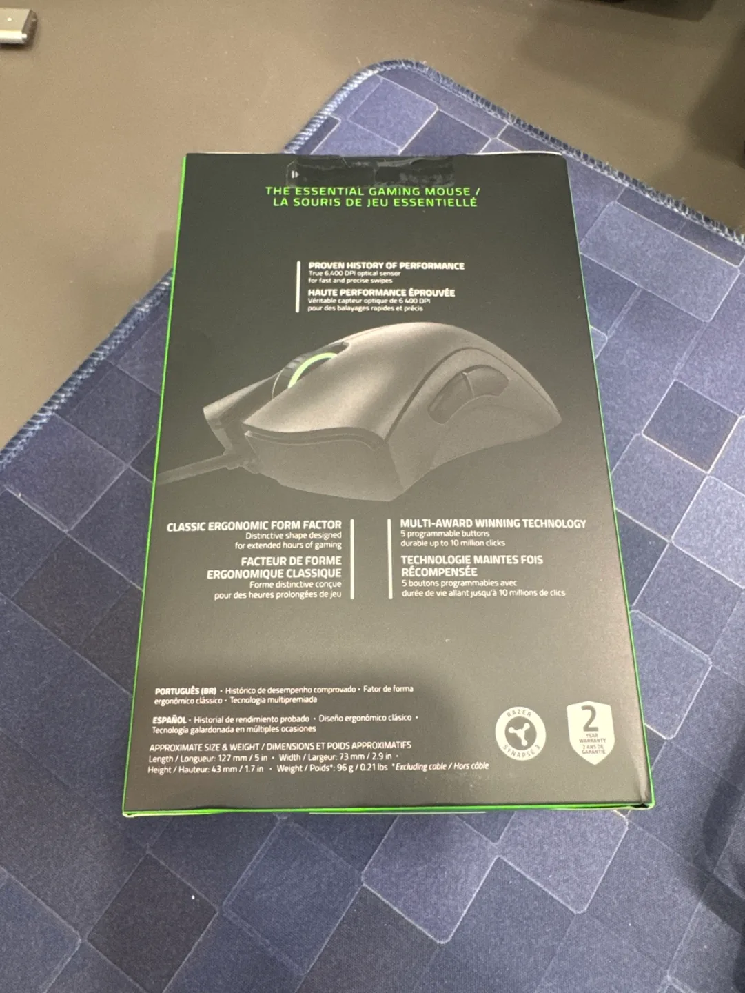 Razer DeathAdder Essential Wired Gaming Mouse image indicator(2)