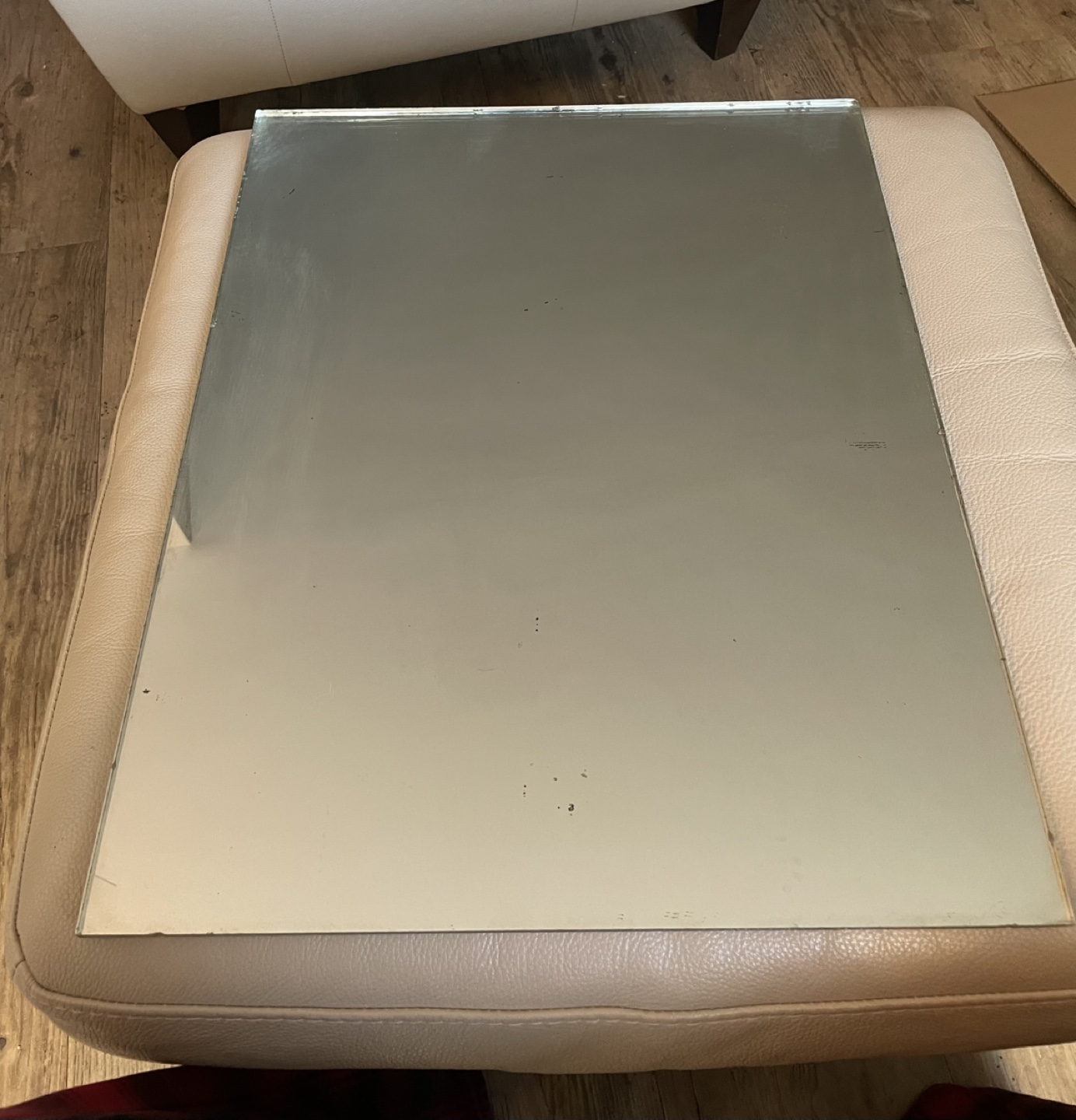 Vintage Lead Mirror