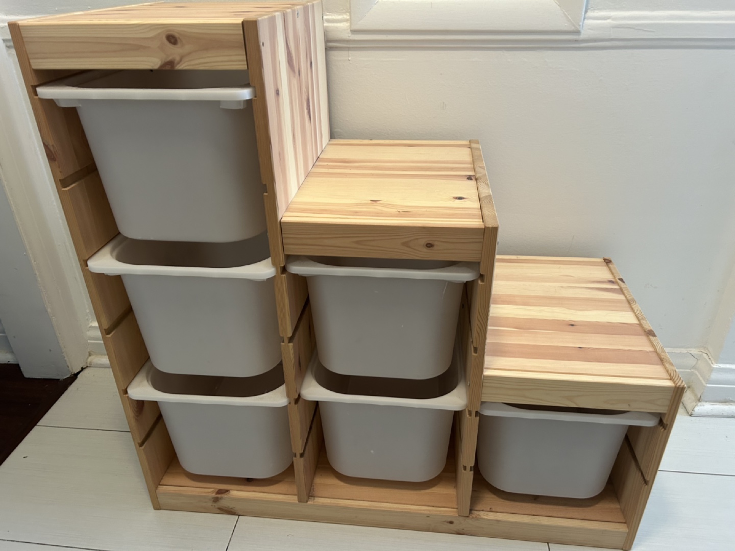 IKEA TROFAST Storage Unit with Bins