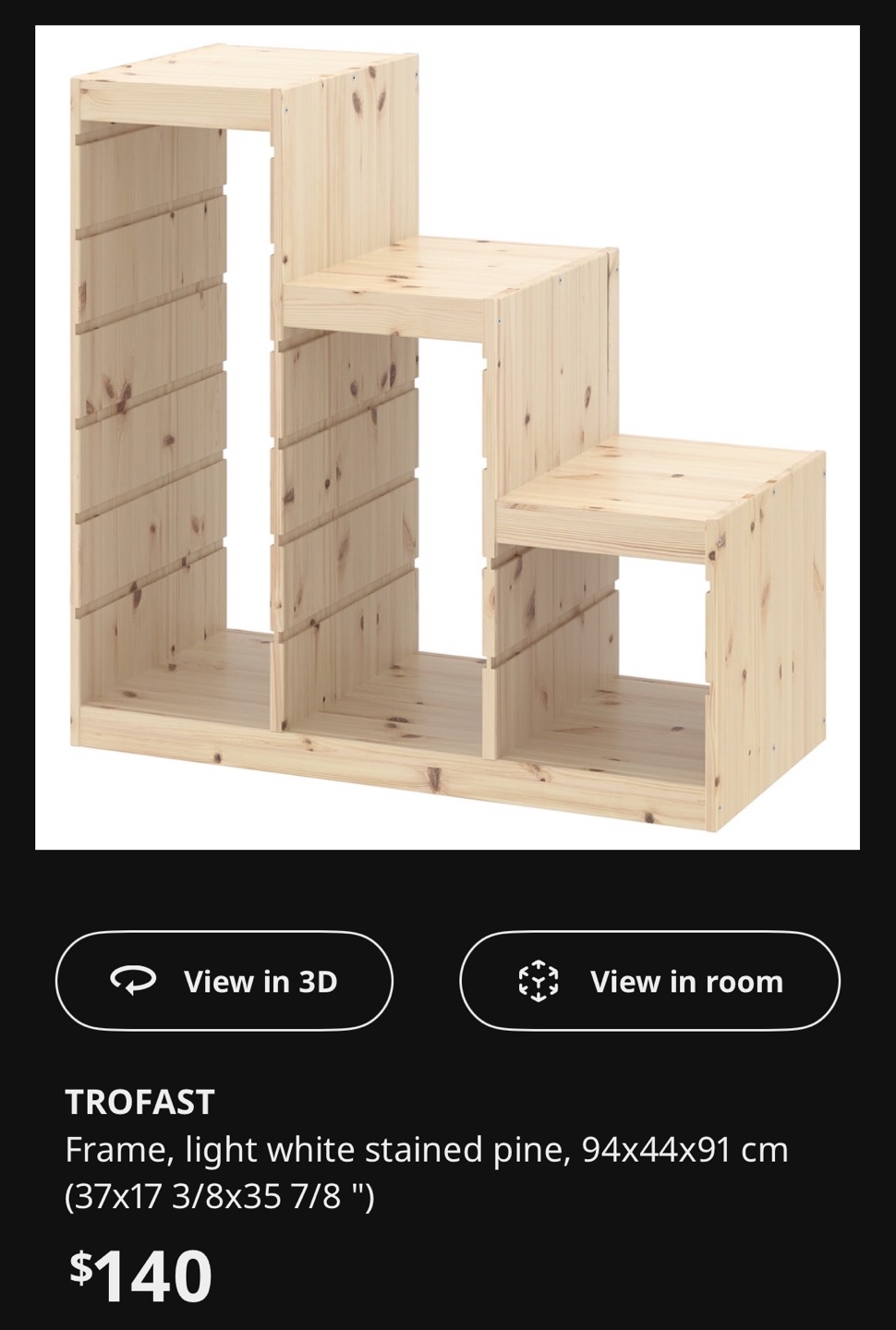 IKEA TROFAST Storage Unit with Bins - photo 2
