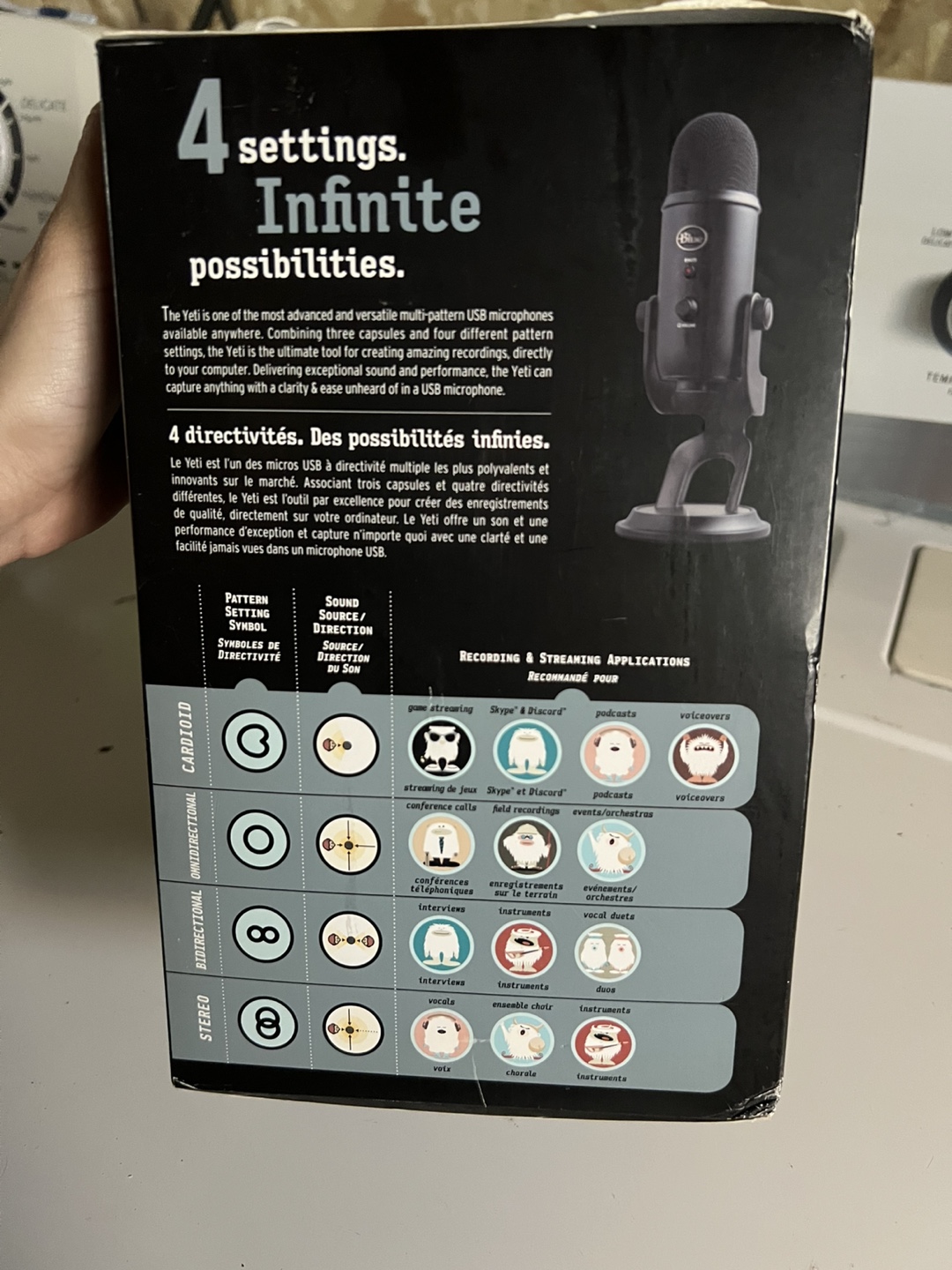 Brand New Blue Yeti Blackout USB Microphone – Sealed in Box! 🎤✨ - photo 3