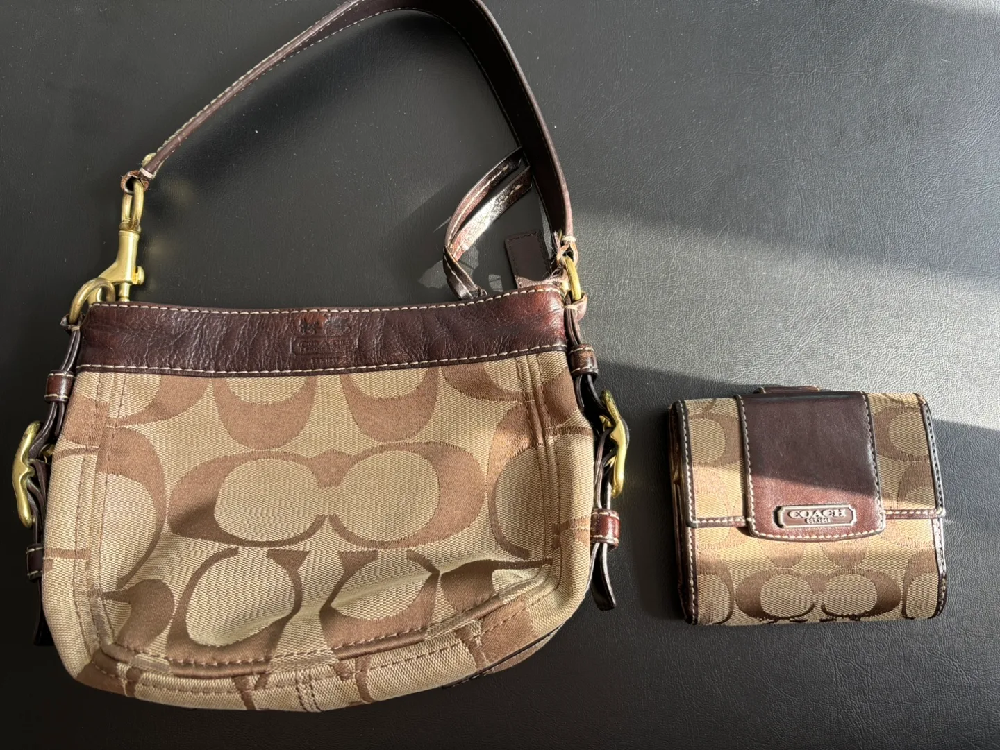 Coach handbag and wallet set thumbnail