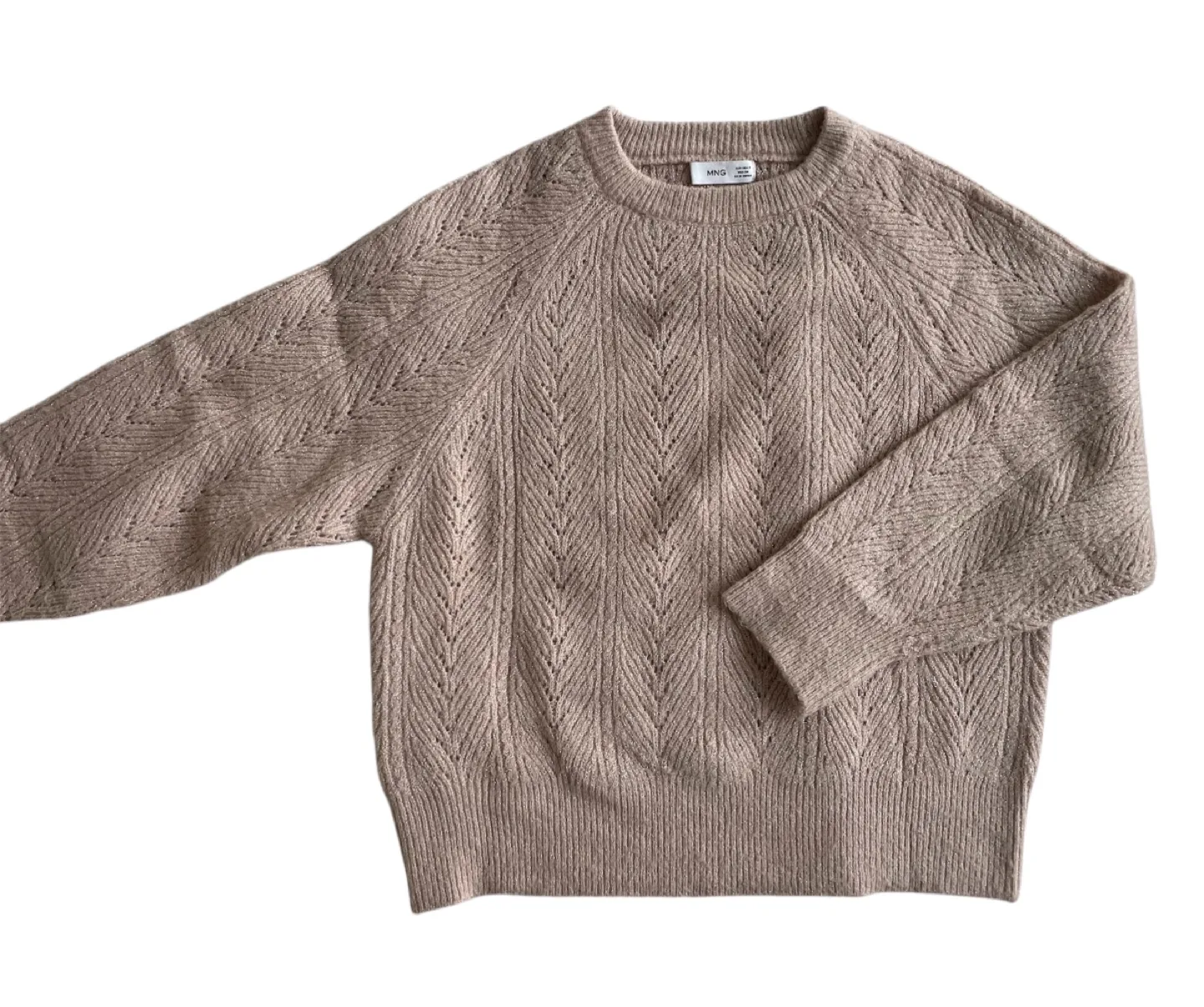 Mango Blush Pink Knit Sweater image indicator(4)