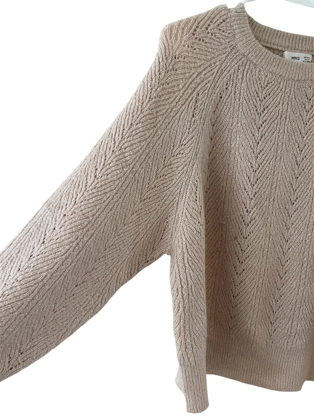 Mango Blush Pink Knit Sweater image indicator(3)