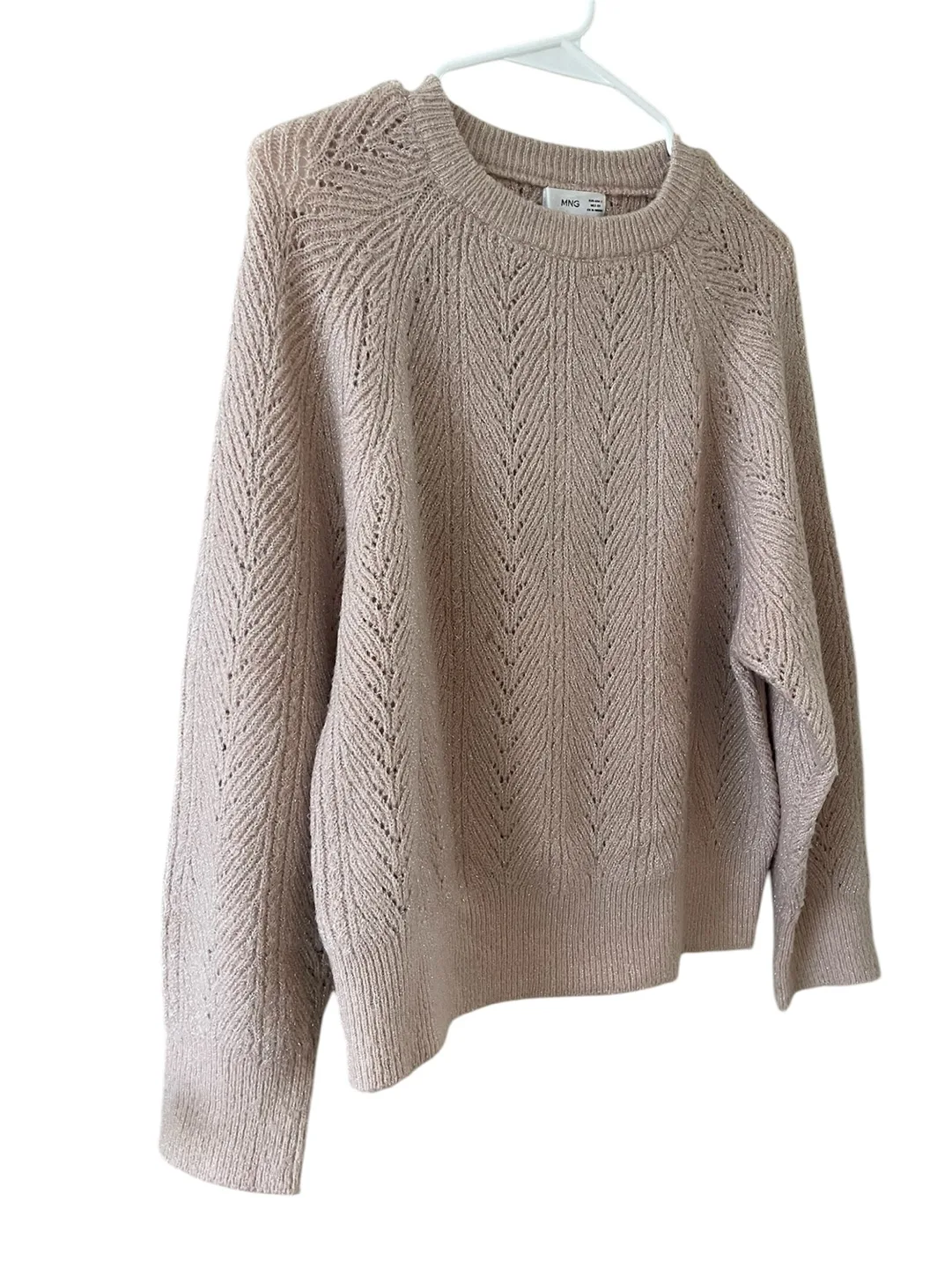 Mango Blush Pink Knit Sweater image indicator(7)