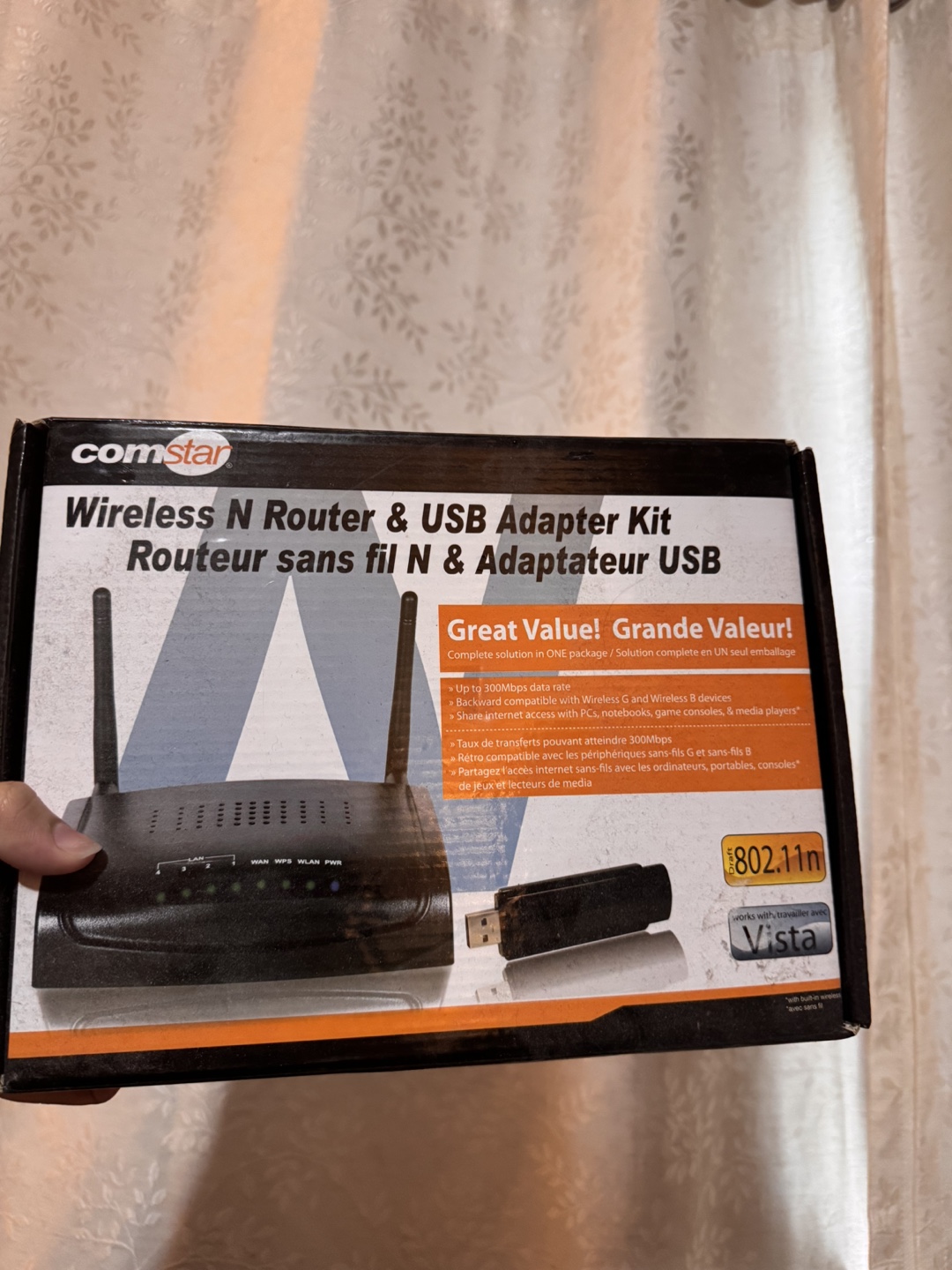 Comstar Wireless N Router & USB Adapter Kit
