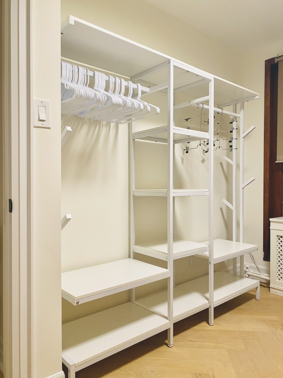 White Closet Organizer