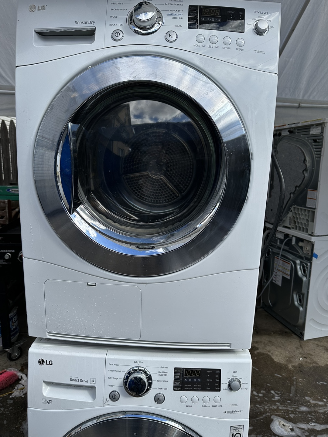 LG Washer and Dryer Set - White - photo 2