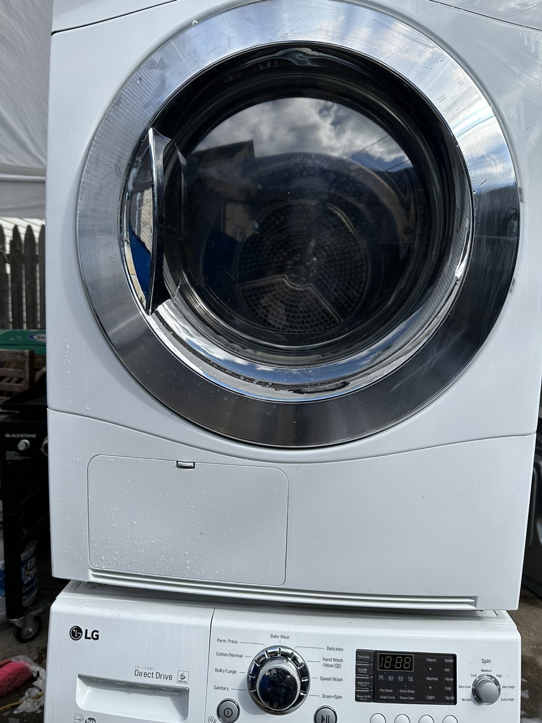 LG Washer and Dryer Set - White - photo 3