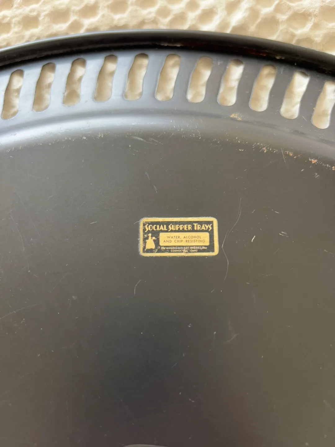 Vintage Social Supper Trays Serving Tray image indicator(3)