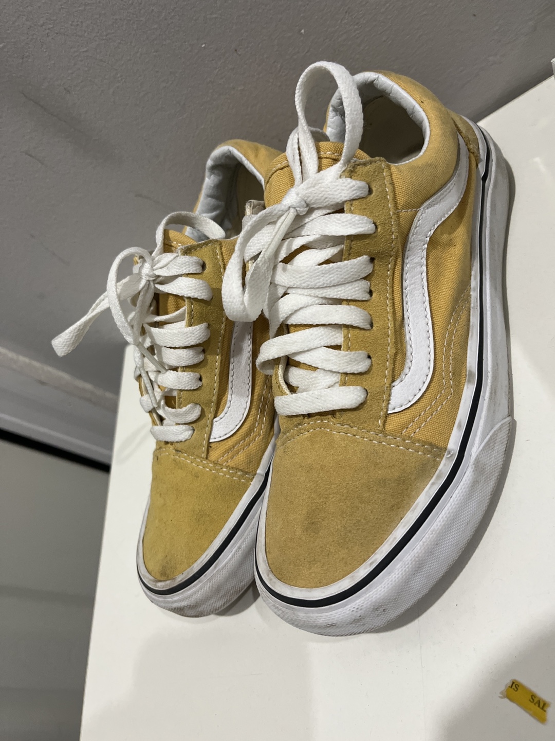 Yellow Vans Old Skool Sneakers