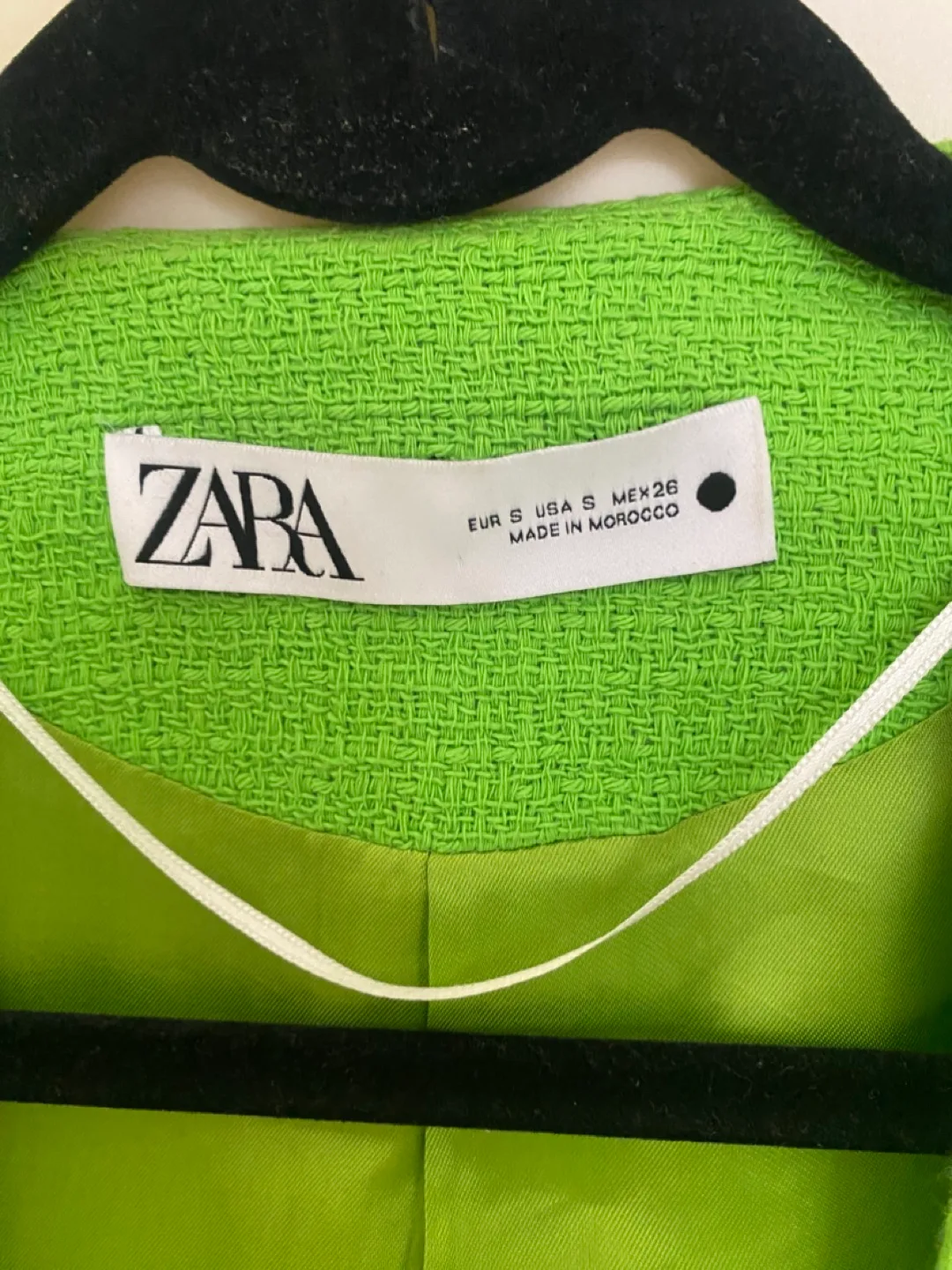 Lime Green Zara Blazer and Skirt Set image indicator(2)