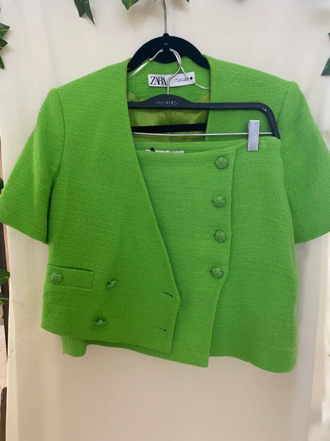 Lime Green Zara Blazer and Skirt Set image indicator(7)