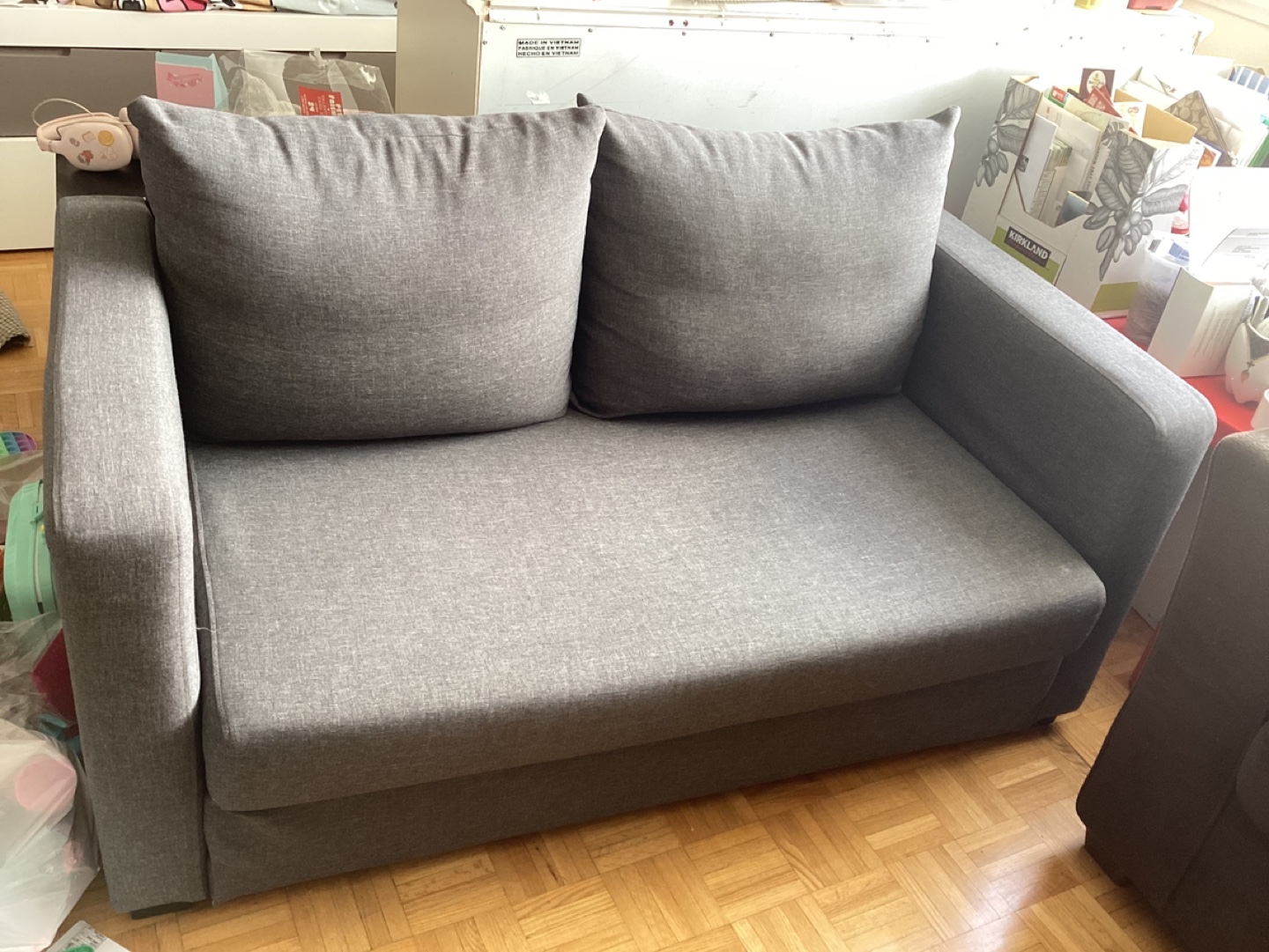Grey sofabed