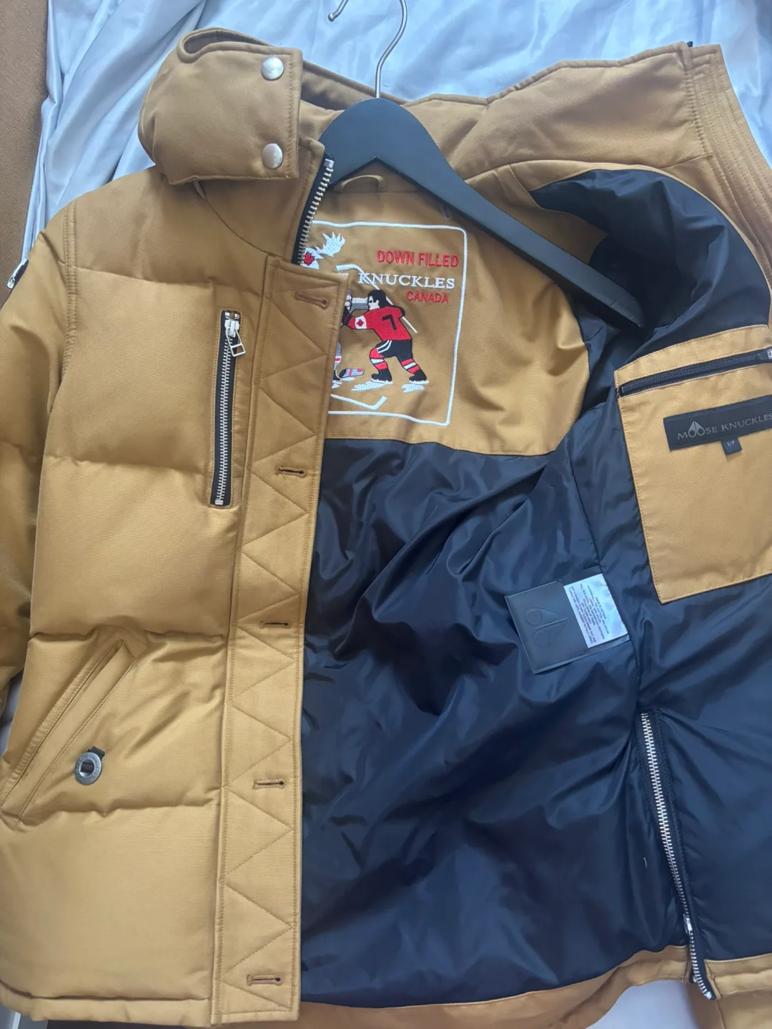 Moose Knuckles - 3Q Original Down Jacket - Size Small - Tapenade thumbnail