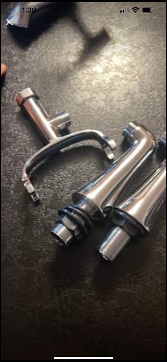 New Traditional Chrome and White Bathtub Faucet with Shower - photo 3