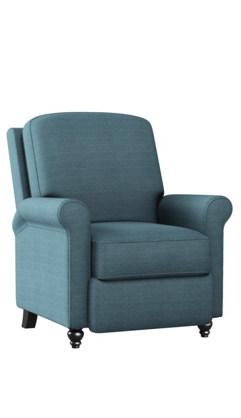 Push back recliner chair