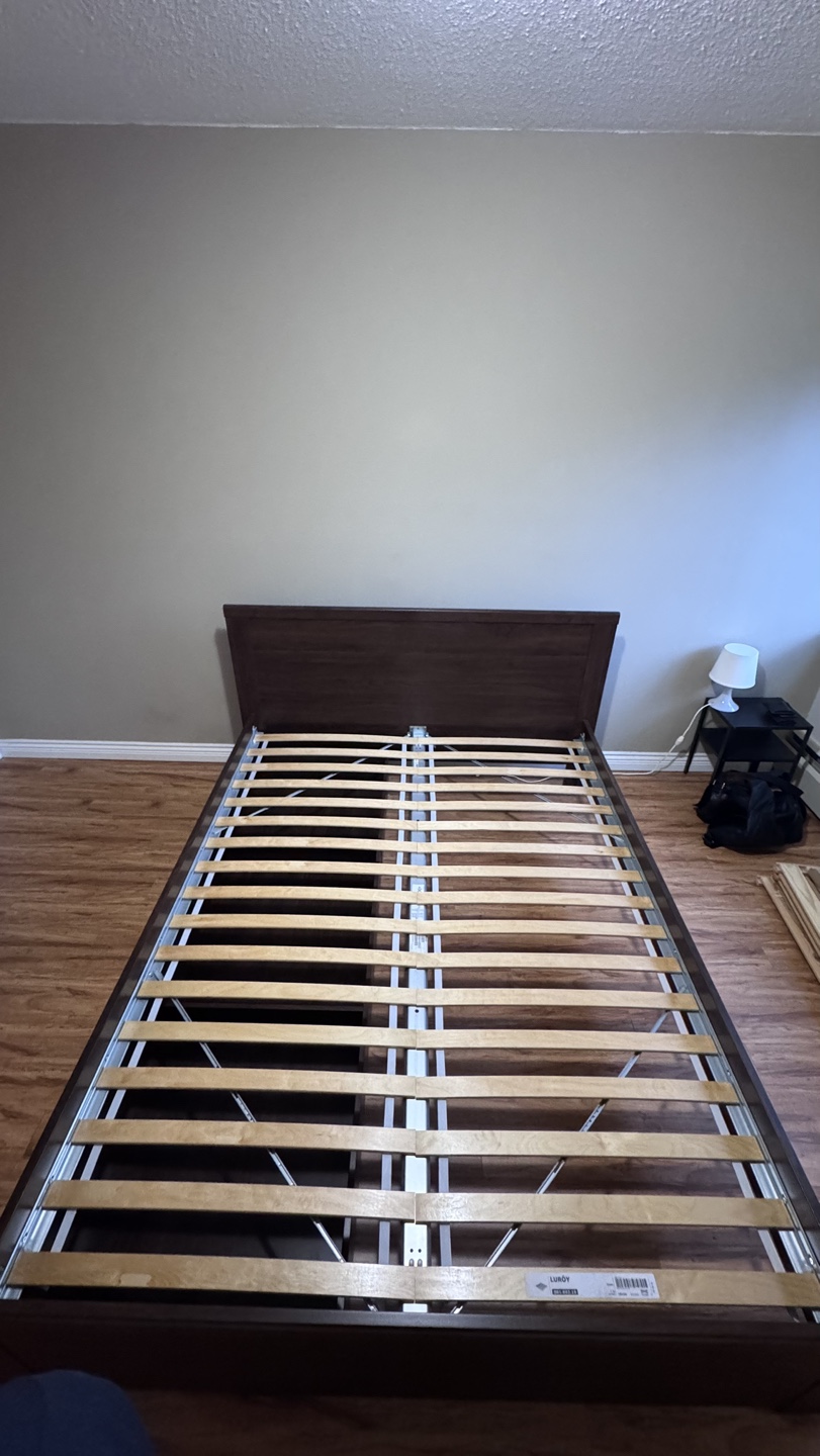 Ikea Malm Queen Size Bed Frame with Drawers