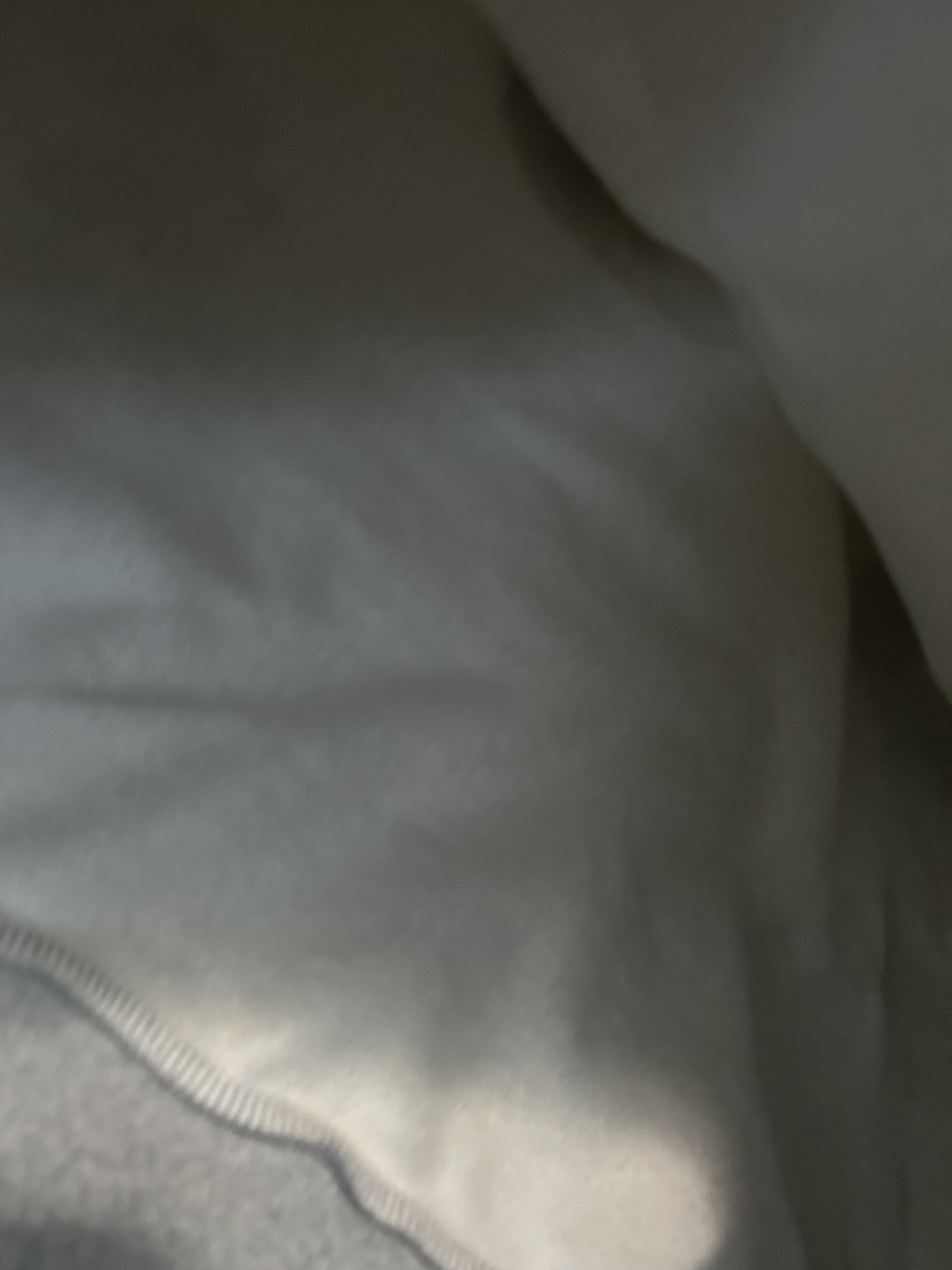 Grey Oversized Hoodie with White Flower Pattern - photo 2