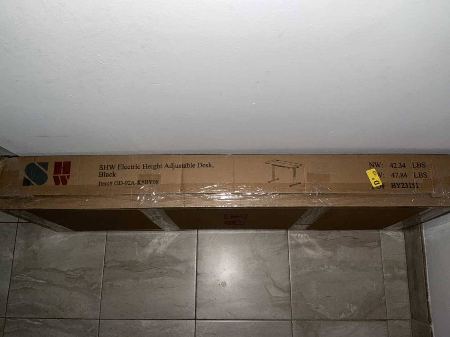 SHW Electric Height Adjustable Standing Desk - Brand New in Box - photo 5