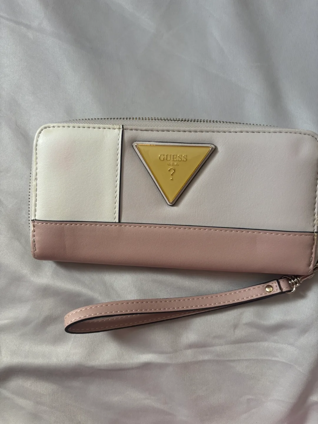 Guess Women's Two-Tone Zip-Around Wallet thumbnail