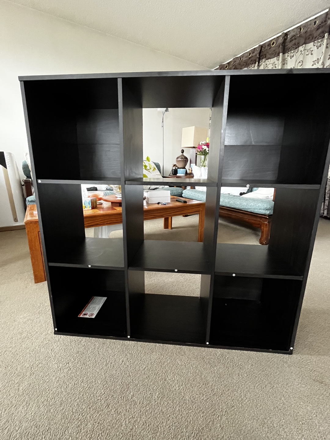 Black 9 Cube Organizer