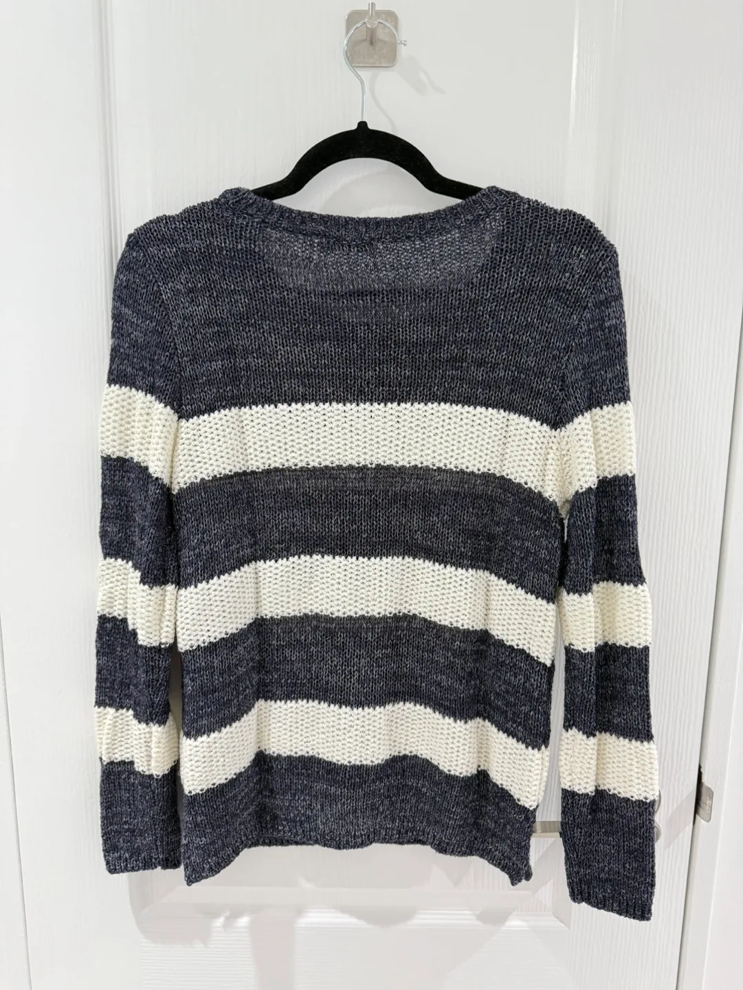 Navy and White Sweater image indicator(2)
