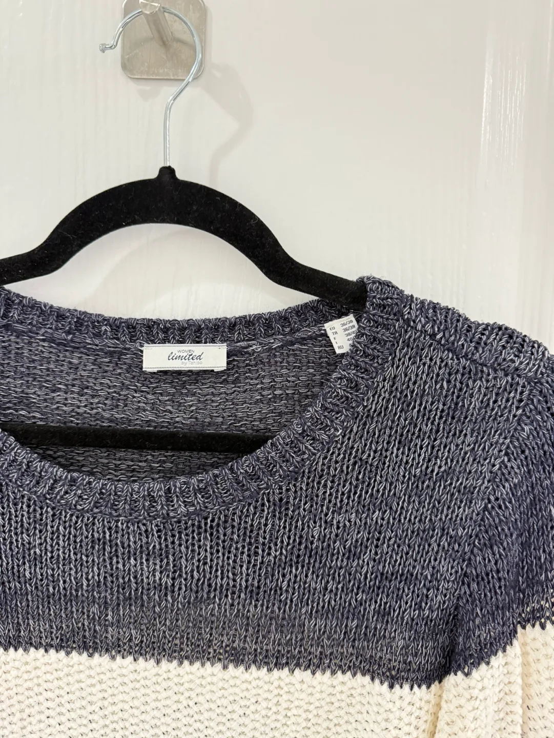 Navy and White Sweater image indicator(3)