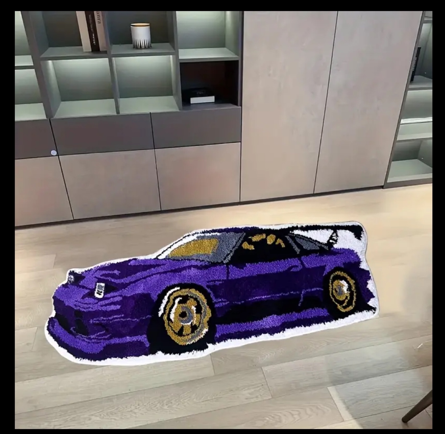 Purple Nissan 240SX Rug - 40" x 20"
