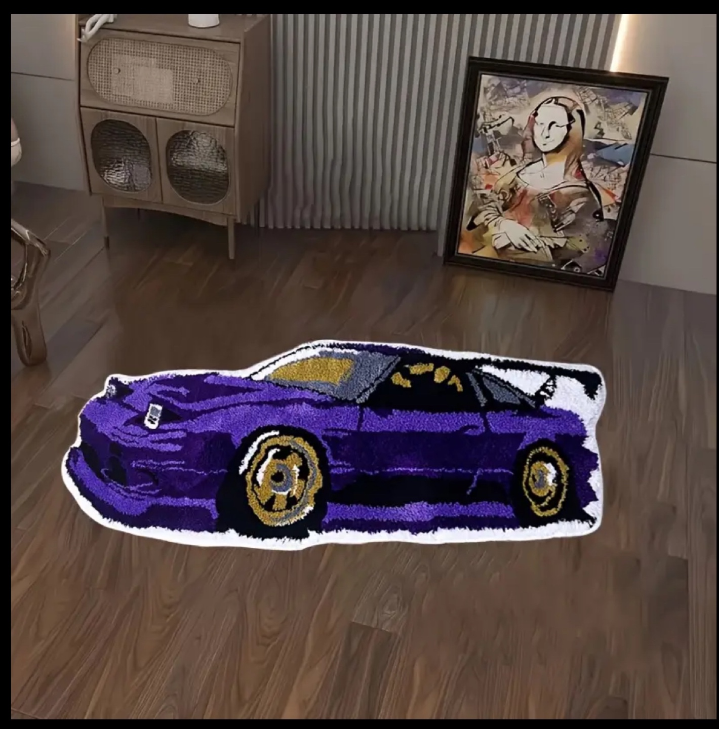 Purple Nissan 240SX Rug - 40" x 20" - photo 3