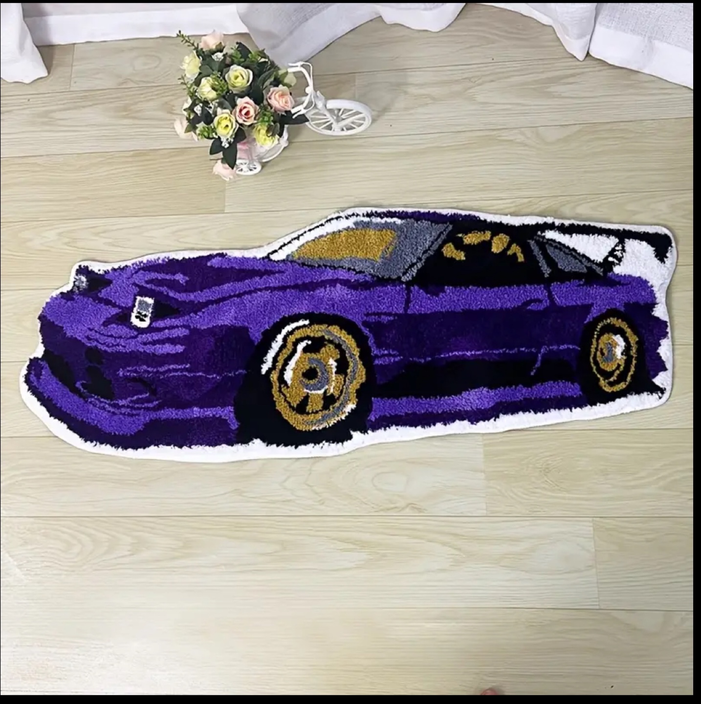 Purple Nissan 240SX Rug - 40" x 20" - photo 4